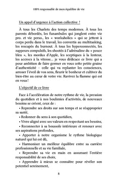 100% responsable de mon équilibre de vie