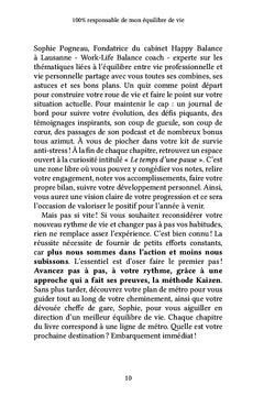100% responsable de mon équilibre de vie