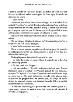 Dorothée de L'Hay et la Guerre de 1870