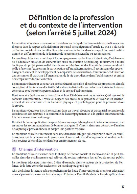 DEME - Diplôme d'État de Moniteur Éducateur - 2026-2027