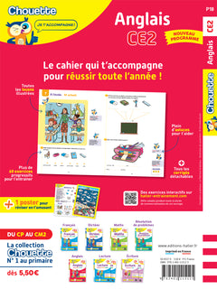 Anglais CE2 - Cahier de soutien nouveau programme