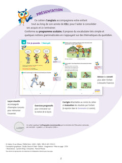 Anglais CE2 - Cahier de soutien nouveau programme