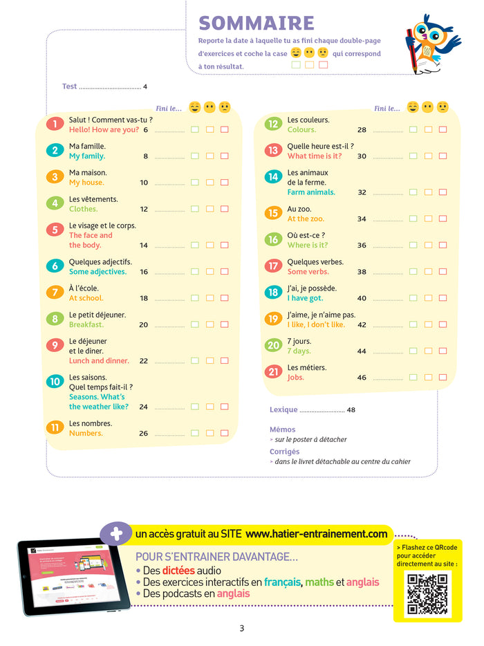 Anglais CE2 - Cahier de soutien nouveau programme
