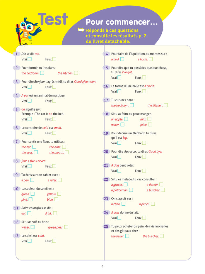 Anglais CE2 - Cahier de soutien nouveau programme