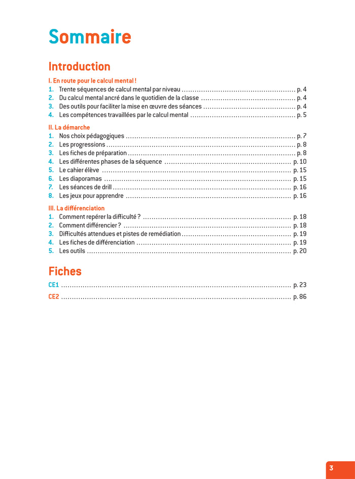 En route pour le calcul mental ! CE - Ed. 2025 - Fichier enseignant