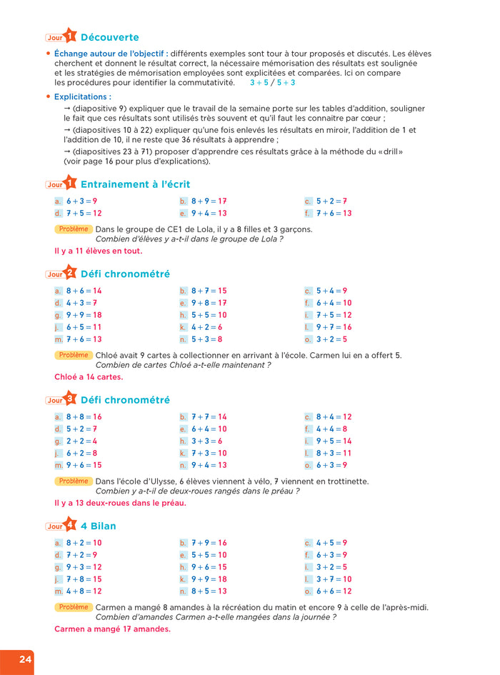 En route pour le calcul mental ! CE - Ed. 2025 - Fichier enseignant