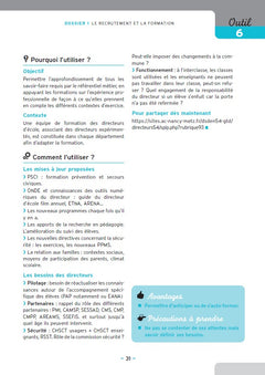 La direction d'école