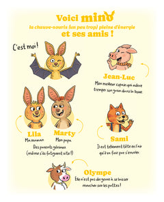 Mino la chauve souris - La bosse de l'école