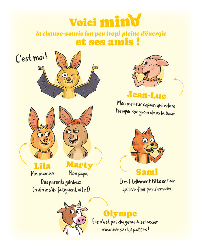 Mino la chauve souris - La bosse de l'école