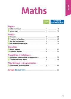 Objectif Bac 2026 - Toutes les matières 1re Spé Maths - Physique Chimie - SVT + enseignements communs