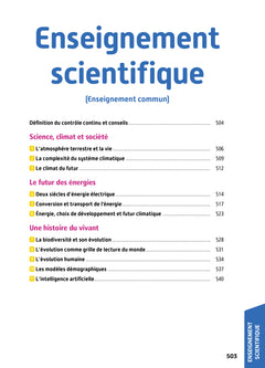 Objectif BAC 2026 - Toutes les matières Tle Spé Maths-Physique-chimie - SVT + enseignements communs