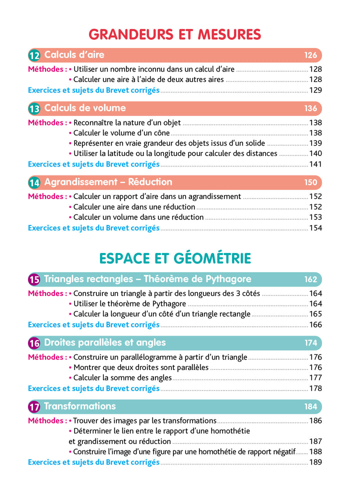 Objectif Brevet - Maths 3e