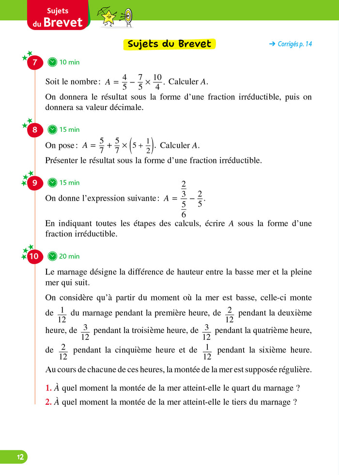 Objectif Brevet - Maths 3e