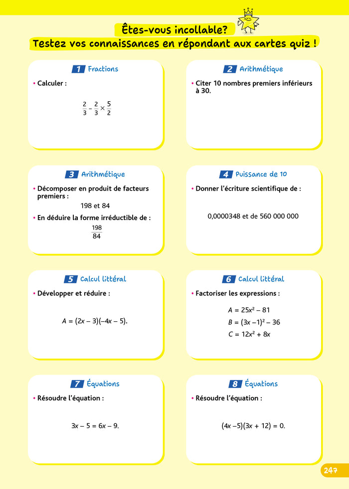 Objectif Brevet - Maths 3e