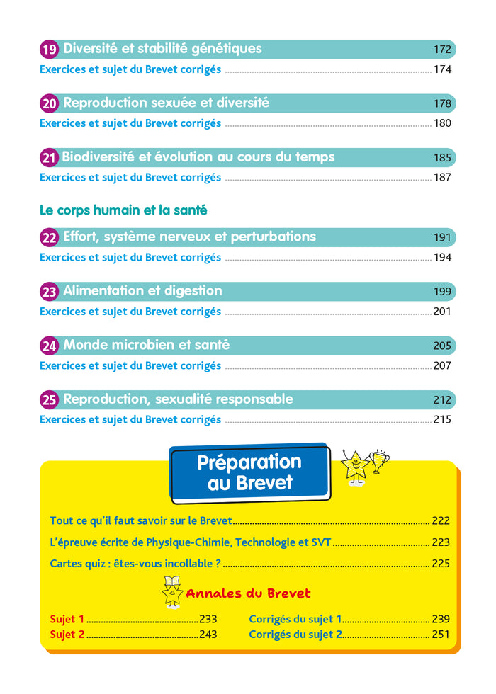 Objectif Brevet - Sciences 3e