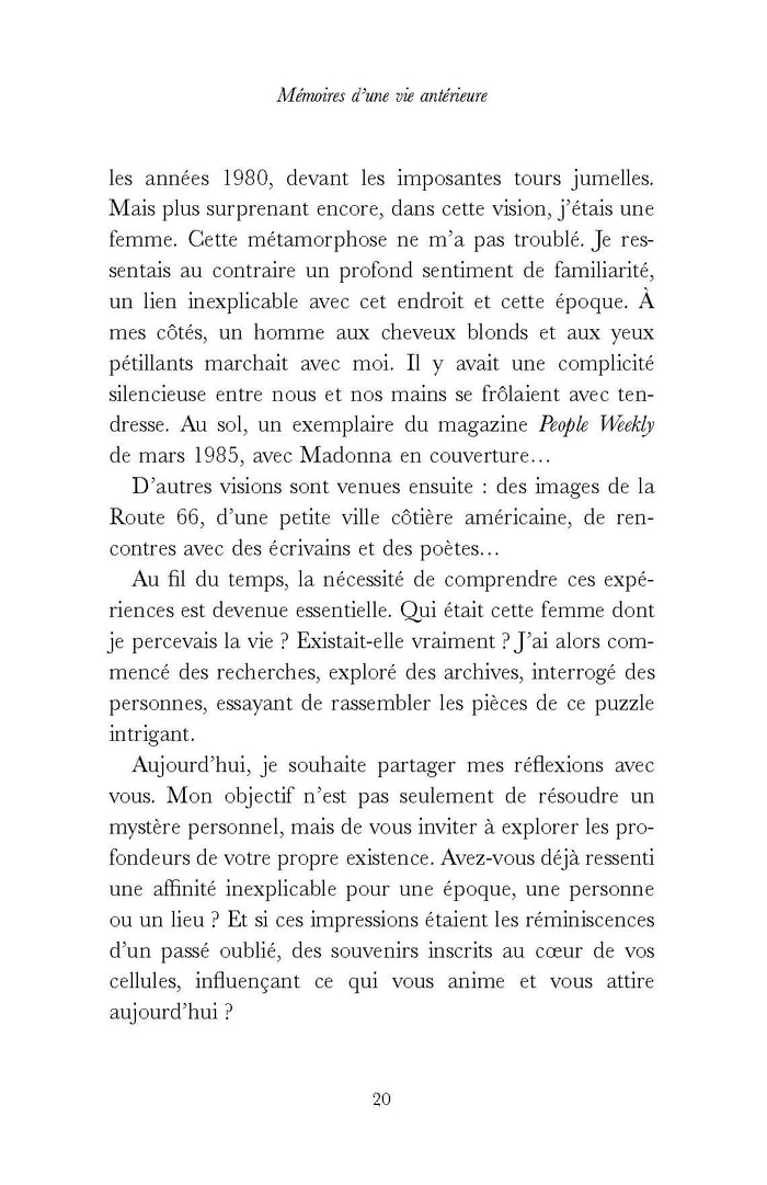 Mémoires d'une vie antérieure