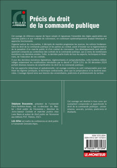 Précis du droit de la commande publique