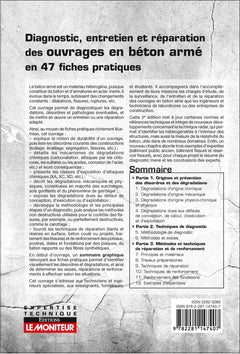 Diagnostic, entretien et réparation des ouvrages en béton armé