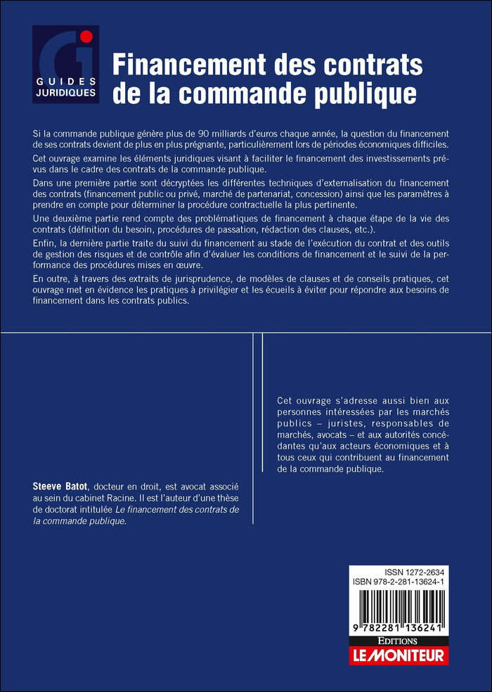 Financement des contrats de la commande publique