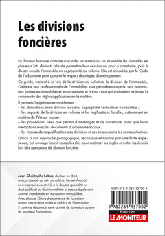 Les divisions foncières