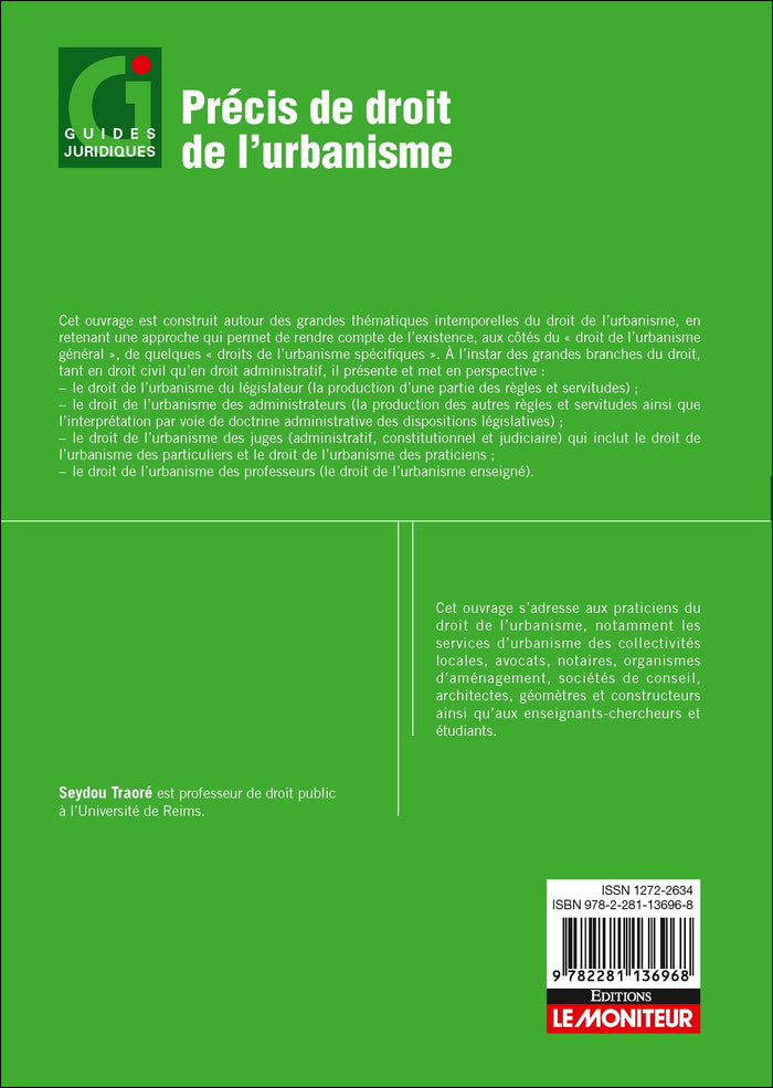 Précis de droit de l'urbanisme