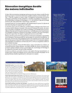 Rénovation énergétique durable des maisons individuelles