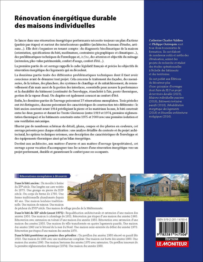 Rénovation énergétique durable des maisons individuelles