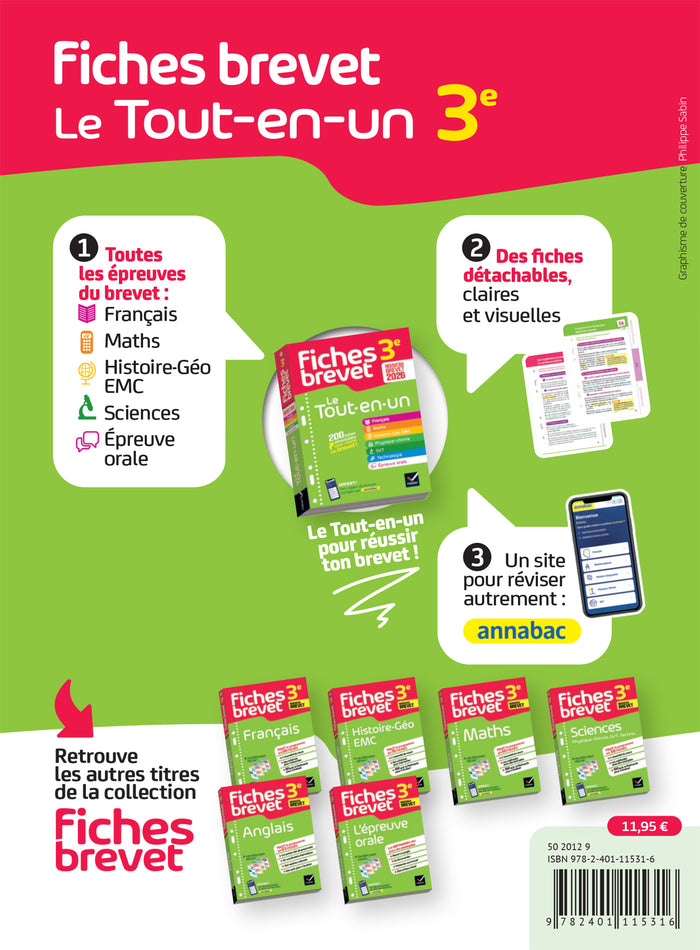 Fiches brevet - Le tout-en-un Brevet 2026
