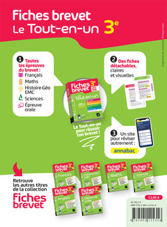 Fiches brevet - Le tout-en-un Brevet 2026