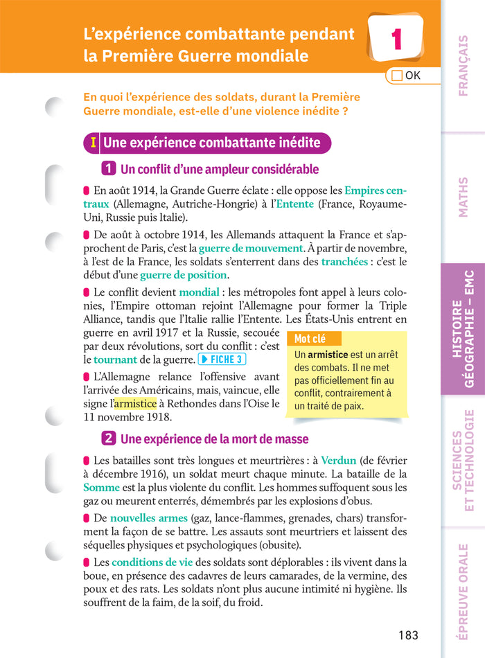 Fiches brevet - Le tout-en-un Brevet 2026
