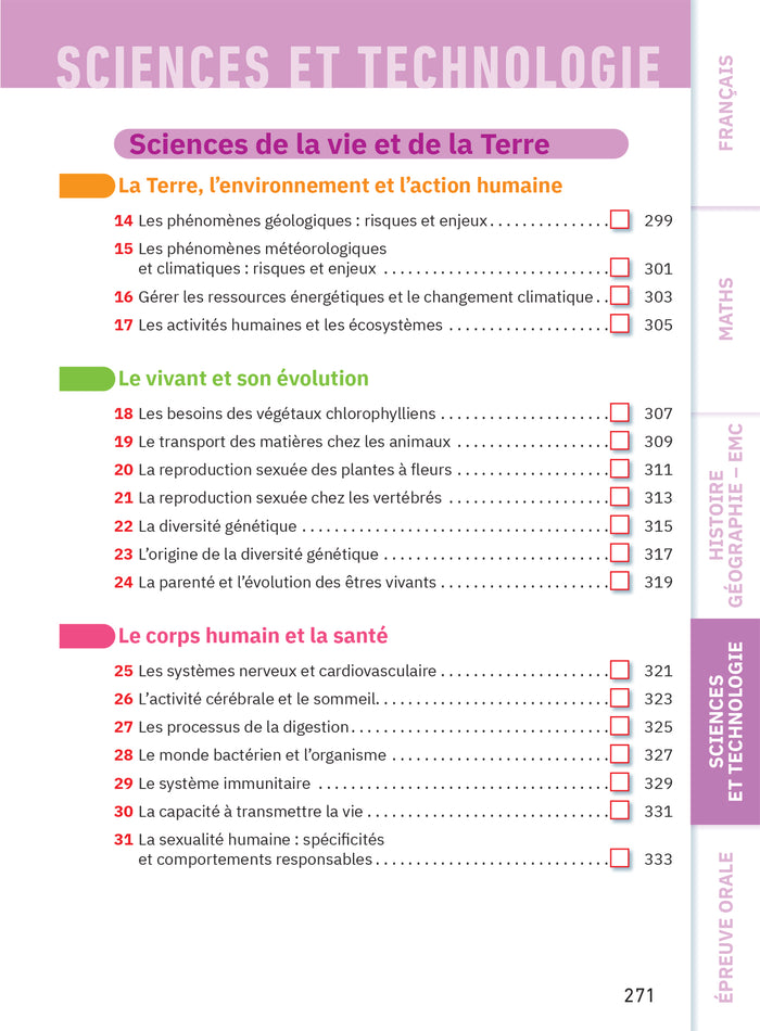 Fiches brevet - Le tout-en-un Brevet 2026