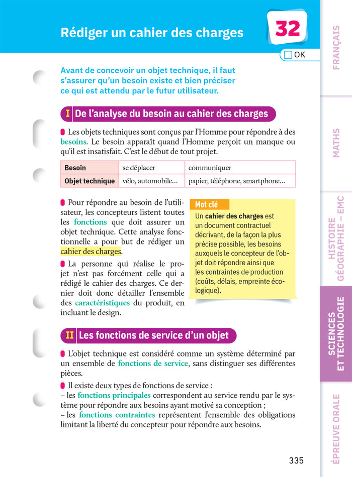 Fiches brevet - Le tout-en-un Brevet 2026