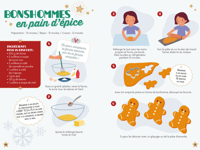 Petits biscuits de Noël - coffret avec accessoires