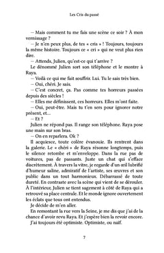 Les cris du passé