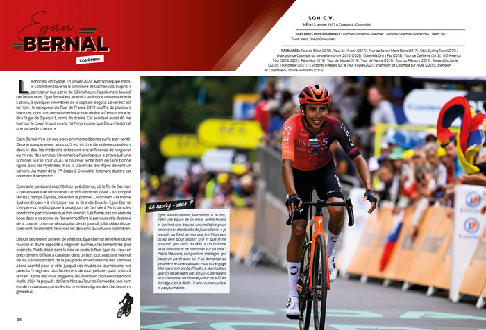 Les étoiles du cyclisme