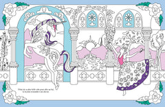 Le grimoire à colorier des licornes