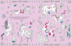 Le grimoire à colorier des licornes