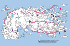 Le grimoire à colorier des licornes