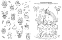 Le grimoire à colorier des licornes