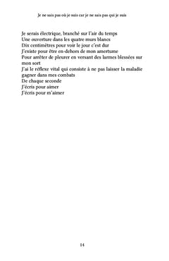 Je ne sais pas où je suis car je ne sais pas qui je suis
