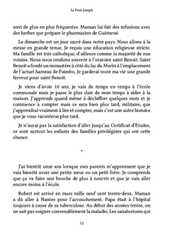 Le petit Joseph
