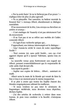 Et le temps ne se retourna pas