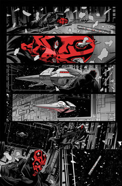 Dark Maul : Black White & Red
