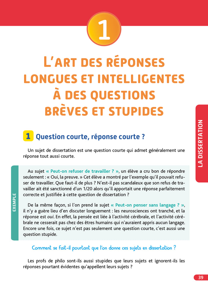 Je réussis le bac de Philo Tle avec Monsieur Phi