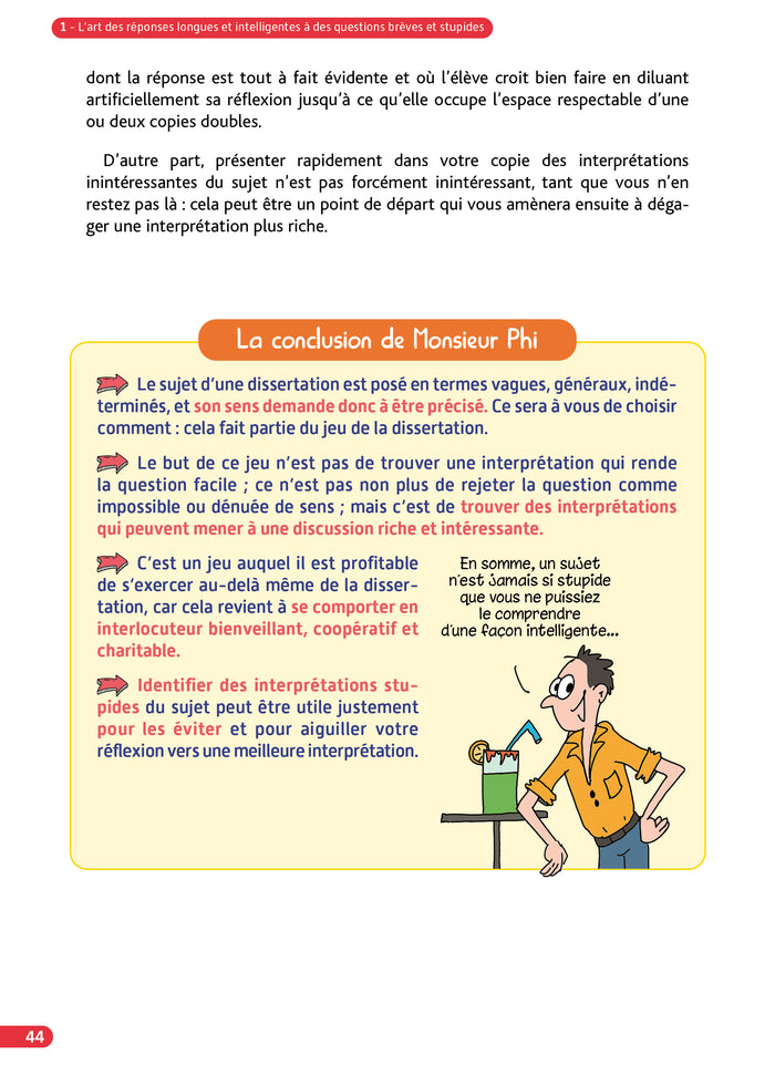 Je réussis le bac de Philo Tle avec Monsieur Phi