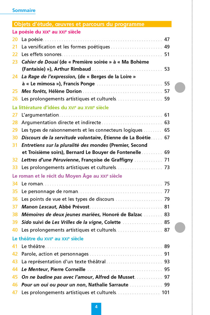 Objectif Bac 2026 Fiches détachables Français 1res STMG - STI2D - ST2S - STL - STD2A - STHR