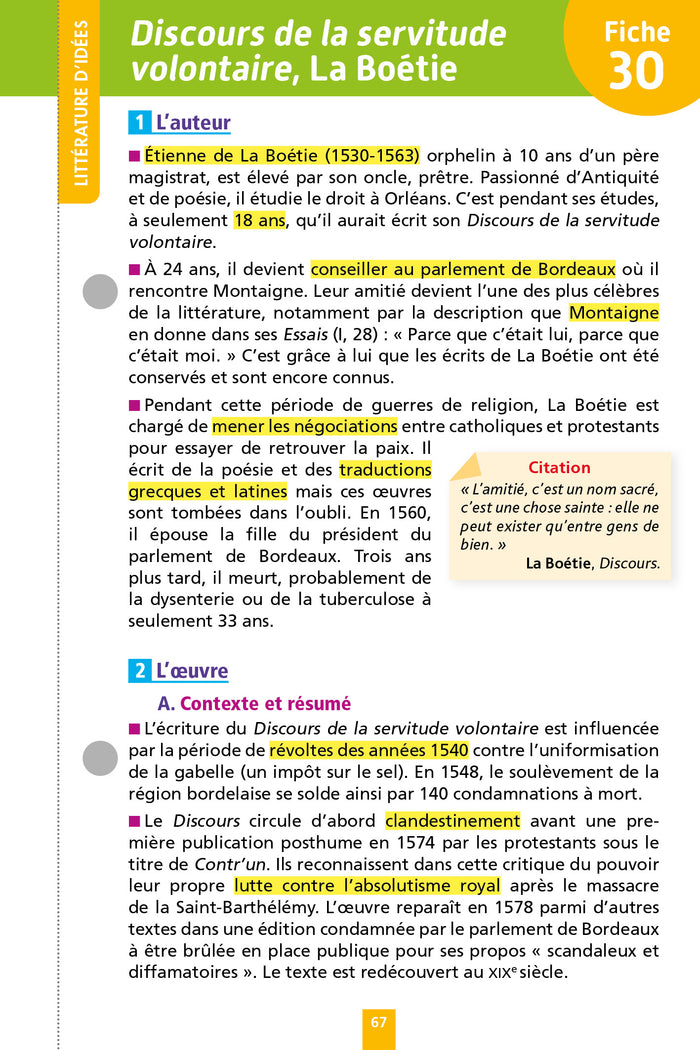 Objectif Bac 2026 Fiches détachables Français 1res STMG - STI2D - ST2S - STL - STD2A - STHR