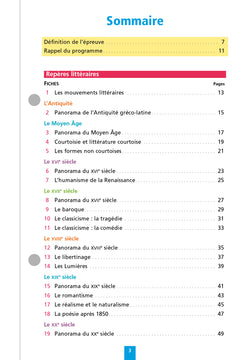 Objectif Bac 2026 Fiches détachables Français 1re générale
