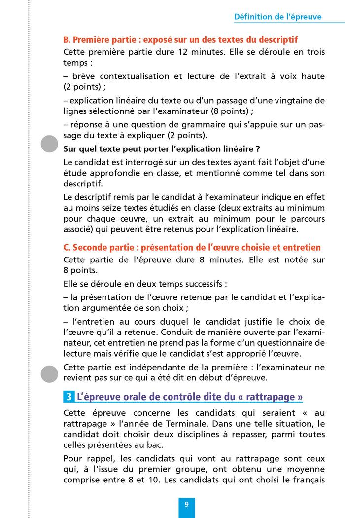 Objectif Bac 2026 Fiches détachables Français 1re générale