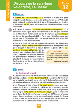 Objectif Bac 2026 Fiches détachables Français 1re générale